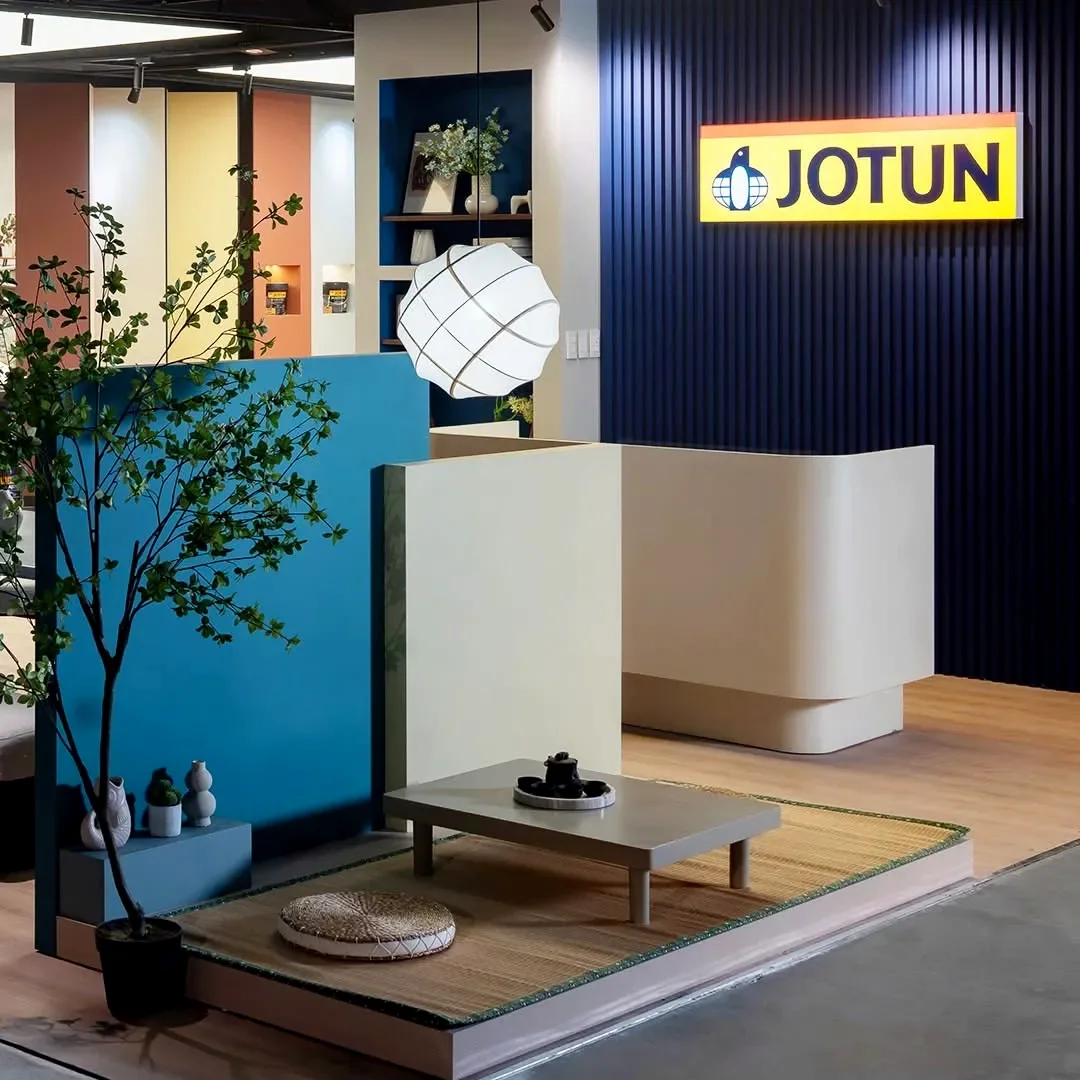 Ảnh minh họa không gian và trải nghiệm màu sắc Jotun Studio