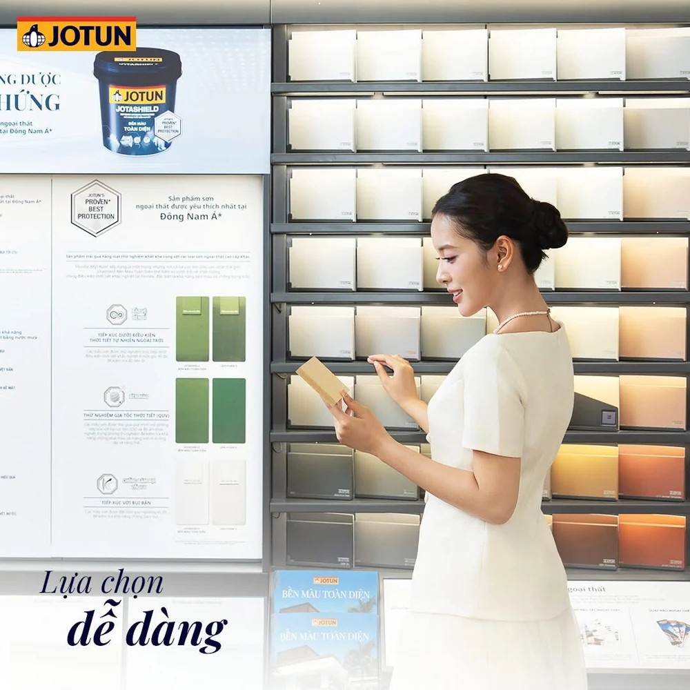 Tư liệu Jotun Studio do cửa hàng cung cấp – Tra mã màu Jotun